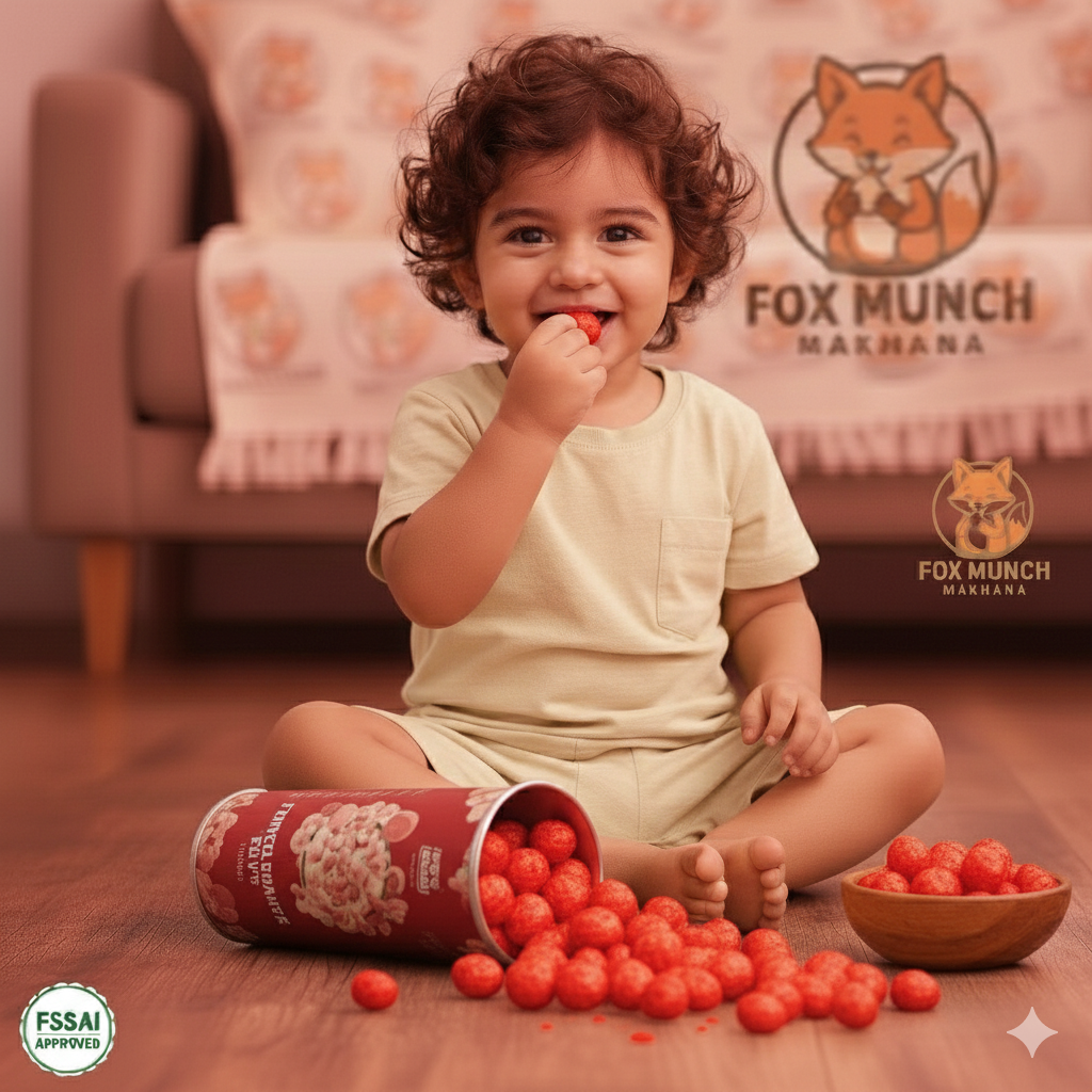 Fox Munch – Tangy Tomato Flavored Makhana (55g) Each pack